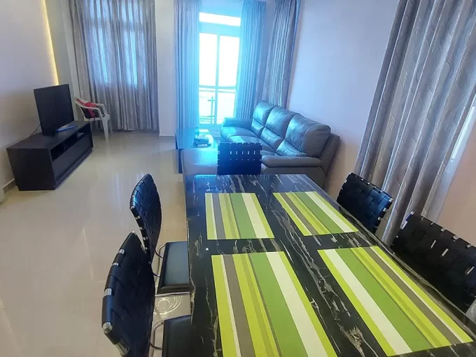 Beach Road, Palm House, Hulhumale' | Living Room/Kitchen