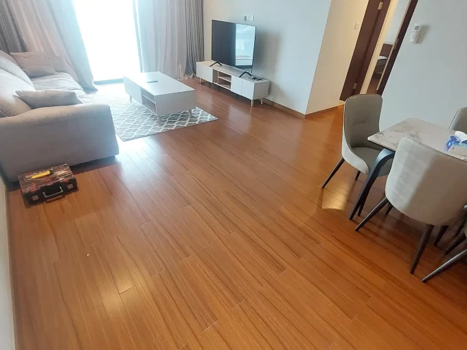 Fully furnished 2+1 bedroom in Aqua Vita Residences, 7th Floor. A photo of the living area.