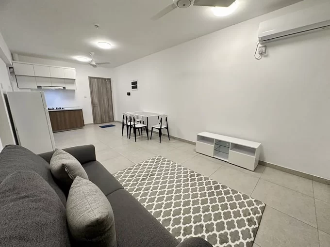 Fully furnished 3 bedroom apartment in Vinares, Hulhumale'. A photo of the living area.