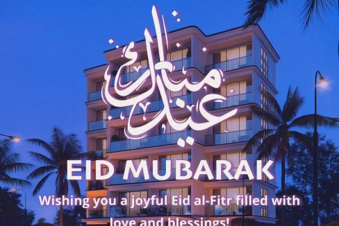 Eid Al-Fitr 1445 greeting post.