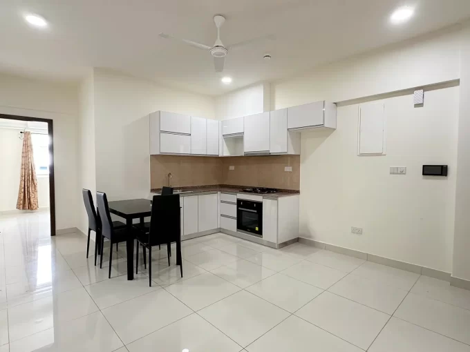 Semi furnished 3 bedroom apartment, One Central Park, 10th Floor, Hulhumale' - A photo of the living area.