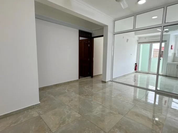 Unfurnished 2 bedroom 2nd floor apartment in Lily Magu, Galolhu, Male'. A photo of the living area.