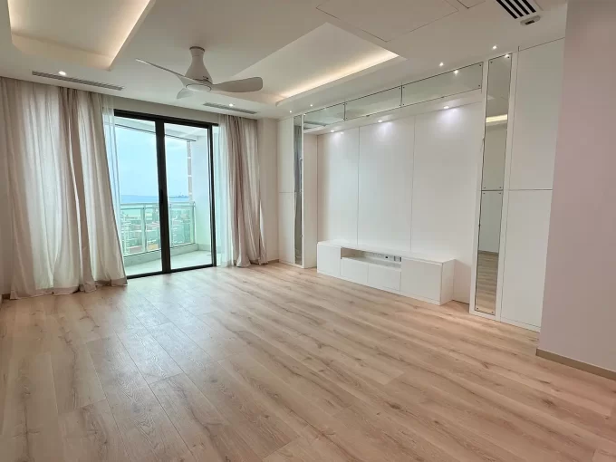 Unfurnished 2 bedroom apartment in Alia Residence, 7th Floor, Male'. A photo of the living room.