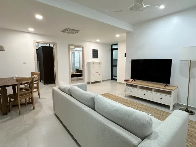 Fully furnished 3 bedroom apartment, Fiyaathoshi Magu, Maafannu, Male'. A photo of the living area.