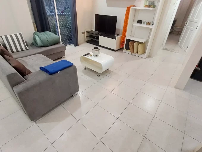 Fully furnished 2 bedroom apartment in Rainview Residence, Ground Floor, Hulhumale'. A photo of the living room.