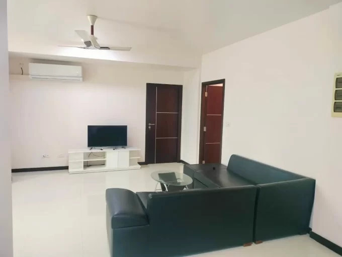 Fully furnished 3+1 bedroom apartment in Platinum Residences, Tower A, 4th Floor, Hulhumale'. A photo of the living area.