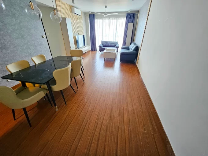 Fully furnished 2+1 bedroom apartment in Aqua Vita, 10th Floor, Hulhumale'. A photo of the living area.