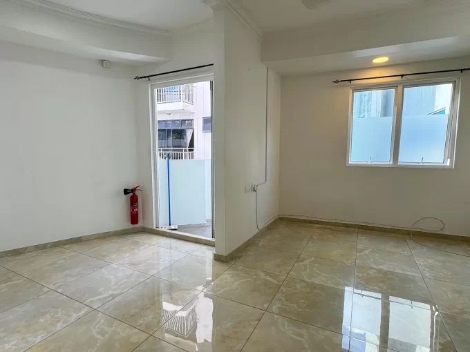 Unfurnished 2 bedroom apartment in a residential building, 2nd Floor, in Lily Magu, Galolhu, Male'. A photo of the living area.