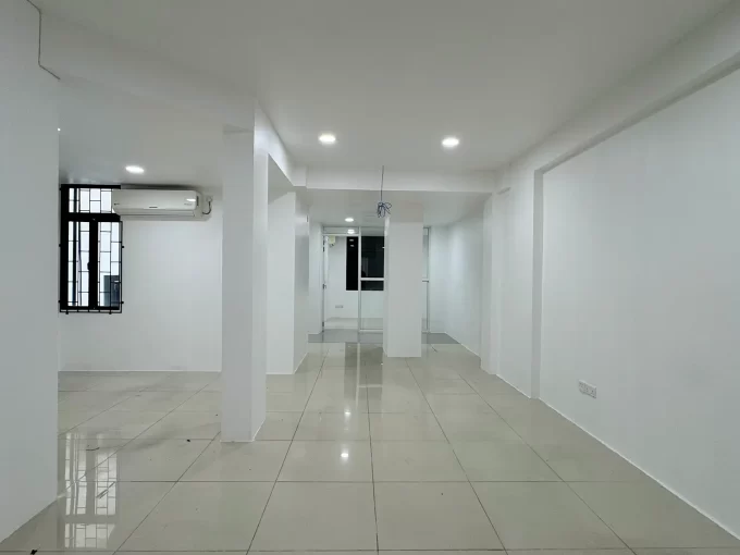 Commercial space for rent from a commercial only building, 1st floor, Koaru Kendi Magu, Macchangoalhi, Male'. A photo of the space.